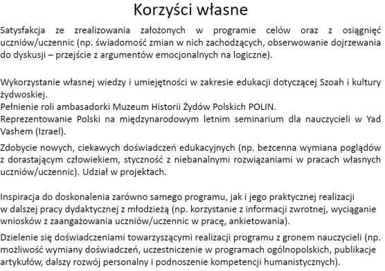 oświatowych w Powiecie