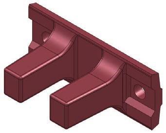 Solid models of cast elements assumed in conducted numerical analyses: a) casting Bolt BJA1a, b) casting Bolt bja1, c) casting Bearing LOa1 i prawie o 1,5 C dla cyklu drugiego.