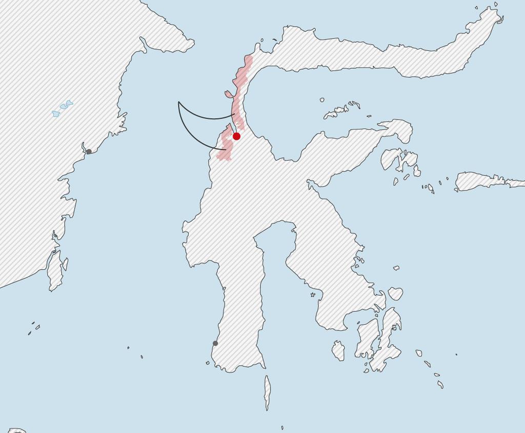 Palu na wyspie Sulawesi