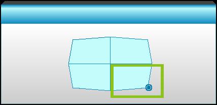 Korekcja geometrii Trapez (poziom) (Trapez poziomy): Naciśnij przycisk, aby skorygować poziome zniekształcenie trapezowe.