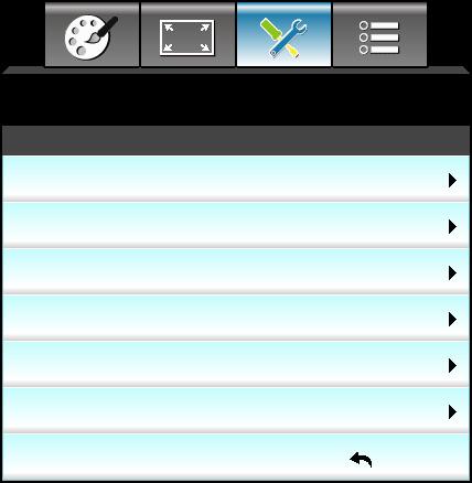 KORZYSTANIE Z PROJEKTORA Menu Ustawienia - Ustawienia sterowania przez sieć USTAWIENIA Sieć a: Ustawienia sterowania Crestron Extron PJ Link AMX Device Discovery Telnet HTTP Crestron Użyj tej funkcji
