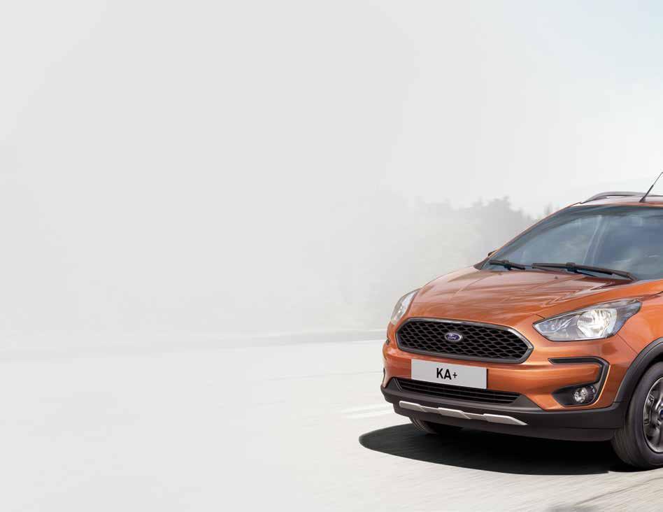 NOWY FORD KA+ Trend Wybrane standardowe wyposażenie pojazdu 6 poduszek powietrznych Inteligentny system bezpieczeństwa (IPS) Elektroniczny układ stabilizacji toru jazdy (ESC) Układ ułatwiający