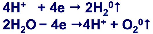 Przykłady elektroliz: HCl aq HCl H +