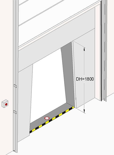 budynkach o otworze bramy ok. 2000x2500 mm.