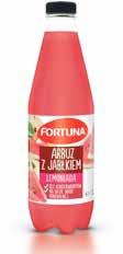 FORTUNA LEMONIADY 1L PET Fortuna lemoniada - rabarbar Fortuna lemoniada arbuz z jabłkiem Fortuna