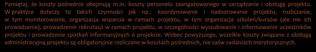 V. BUDŻET PROJEKTU Kategoria kosztu 2014 2015 2018 2019 Ogółem Wydatki kwalifikowalne 5.1 Koszty ogółem (5.1.1 + 5.1.2) 0,00 0,00 0,00 0,00 0,00 0,00 0,00 5.1.1 Koszty bezpośrednie Zadanie 1 Nazwa zadania 0,00 0,00 0,00 0,00 0,00 0,00 0,00 Zadanie 2 Nazwa zadania 5.