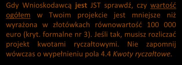 13 Miejsce realizacji projektu: [wybór z listy: województwo, powiat, gmina] lub checkbox: Projekt realizowany na terenie całego kraju, w przypadku podziału obszaru realizacji projektu na subregiony