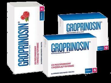 Skład jakościowy i ilościowy: Groprinosin 250 mg/5 ml: 1 ml syropu zawiera 50 mg inozyny pranobeks: kompleksu zawierającego inozynę oraz 4-acetamidobenzoesan 2-hydroksypropylodimetyloamoniowy w