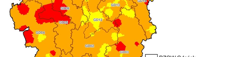 występowało w miesiącach początkowych okresu wegetacyjnego (IV-V).