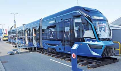 Tramwaj Moderus Gamma (producent Modertrans) dla MPK Poznań Moderus Gamma jest tramwajem całkowicie niskopodłogowym, 5-członowym, opartym na 3 sztywnych wózkach.