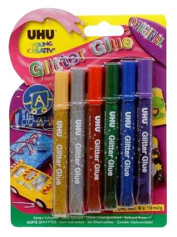 Display zawiera 72 kleje Pojemność tubki 10ml MIX