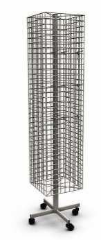 obrotowy, 4 ścianki Krata 41 x110 cm, Wys.
