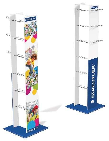 Display Power Tower, kolekcja Johanna Basford Wym: 320 x 250 x 1800 mm 12 MG02 S LR HTDISPL00