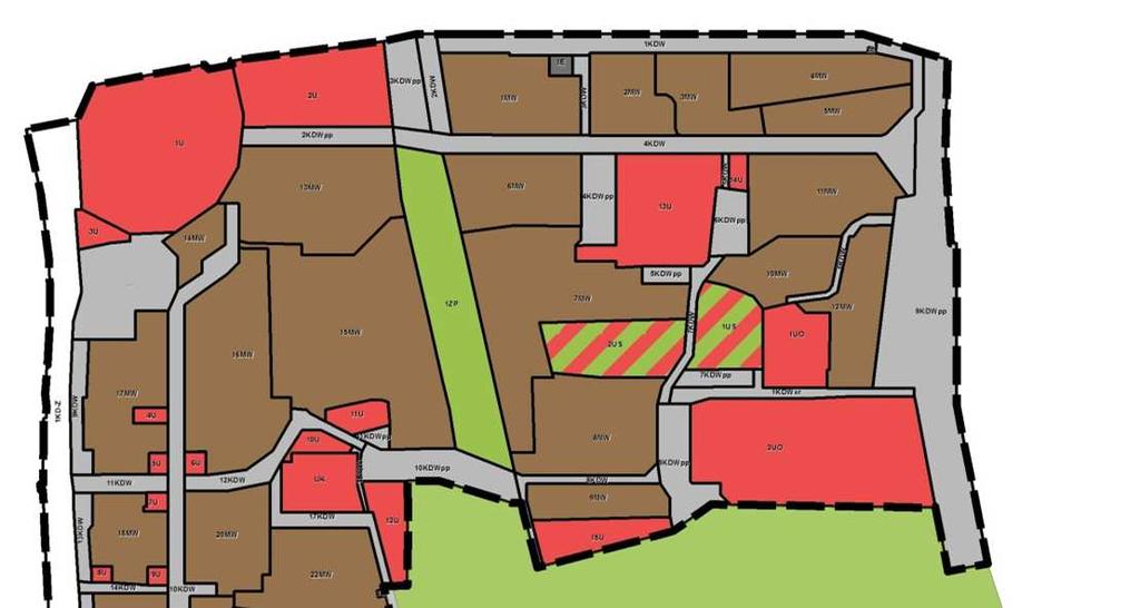 Wybrane wnioski jednostek zewnętrznych osoby fizyczne Wyznaczanie, zgodnie z kierunkami określonymi w Studium terenów ZP - zieleni urządzonej, w tym: - NIE (poza obszarem opracowania części B) a)