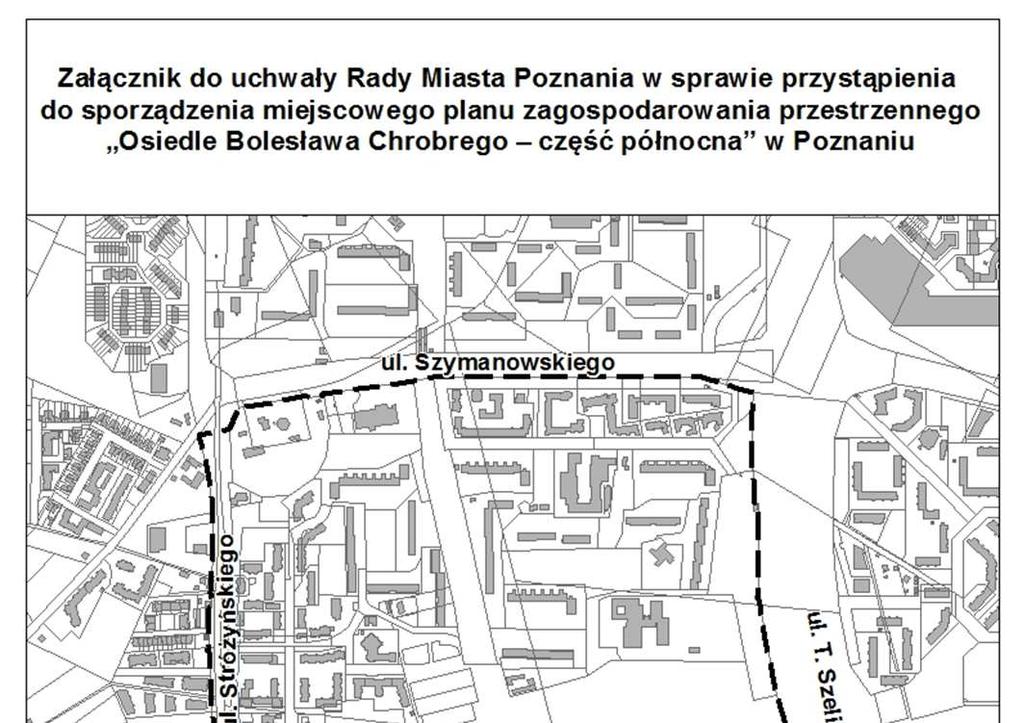 Granice mpzp Rada Osiedla Piątkowo Uchwałą XXI/94/IV/2016 z dnia 23 listopada 2016 r.
