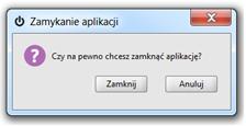 Rysunek 94), raz zamknięcie aplikacji. Odpwiedź - spwduje: zamknięcie aplikacji, bez twrzenia kpii zapaswej.