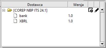 Wybierając z zakładce przycisk, mżliwe jest uzyskanie infrmacji zestawach reguł skjarznych z aktywnym sprawzdaniem (zb. Rysunek 111)