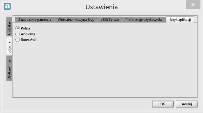 Preferencje użytkwnika Przełączając się na zakładkę (zb.