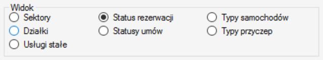 części okna rezerwacji.