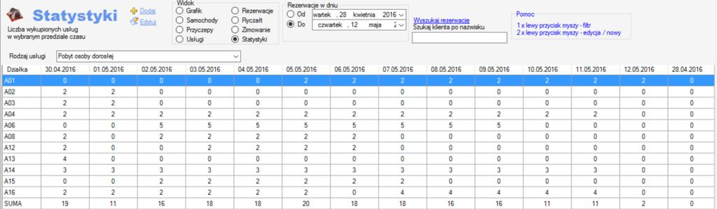 7. ZIMOWANIE Zimowanie jest opcją przeznaczoną dla właścicieli, którzy chcą pozostawić swoją przyczepę na okres od 1/10 do 30/04.