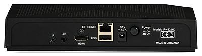 IF-442HD IPTV umożliwiający odbiór sygnału telewizyjnego w Funkcje nagrywania oraz inne funkcje multimedialne (Youtube, sieciach szerokopasmowych opartych na protokole IP itp.