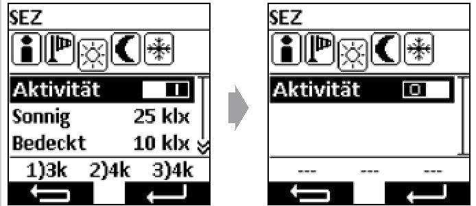 przycisku wyświetlacza włącza/wyłącza wszystkie funkcje