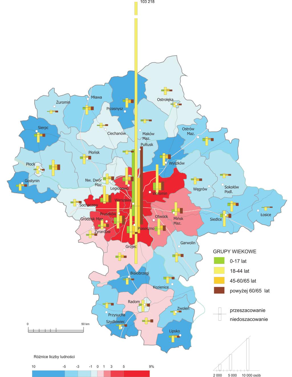 Trendy rozwojowe Mazowsza nr 3 19 Mapa 3.