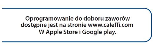 harakterystyka hydrauliczna Wykres (Prędkość przepływu) V (m/s) Przykład doboru: Należy obliczyć całkowity przepływ w oparciu o liczbę i rodzaj punktów czerpalnych w instalacji sumując ich