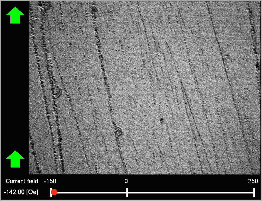 Układy supersieci (Fe1Au1)x3 naniesione na podłoże łupane (tarasy) techniką MBE. Dwie warstwy supersieci [(Fe1Au1)x3]/Au10/ [(Fe1Au1)x3] sprzężone antyferromagnetycznie.