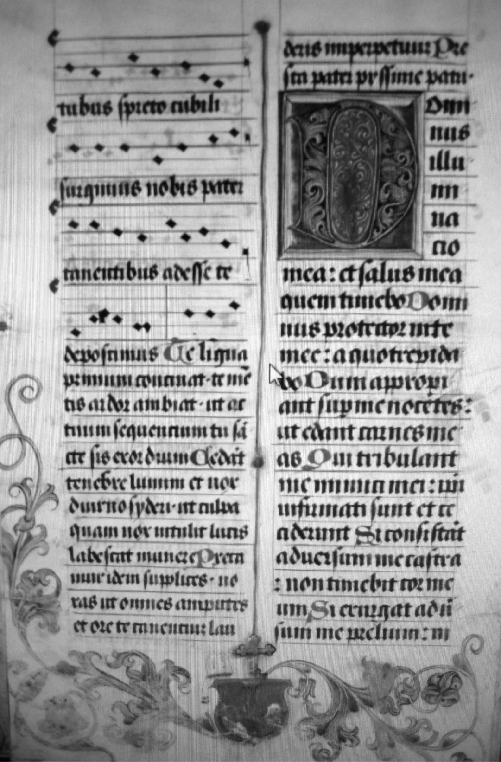 128 CZESŁAW GRAJEWSKI Dominus, można zauważyć, że na dolnych marginesach obu kart znajduje się herb Jana Łaskiego (na f. 104 zdefektowany karta jest częściowo zniszczona).