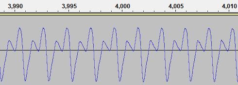 Dźwięk A1(440Hz) na różnych instrumentach Ton