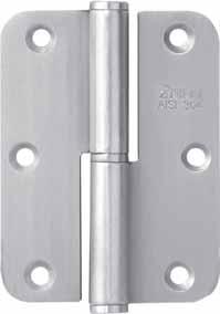 sprzedawane w kompletach (jeden zawias) Ø 14x80 Aluminium (kpl.) Ø 15x82 Aluminium (kpl.) Ø 16x82 Aluminium (kpl.) Ø 20x105 Aluminium (kpl.
