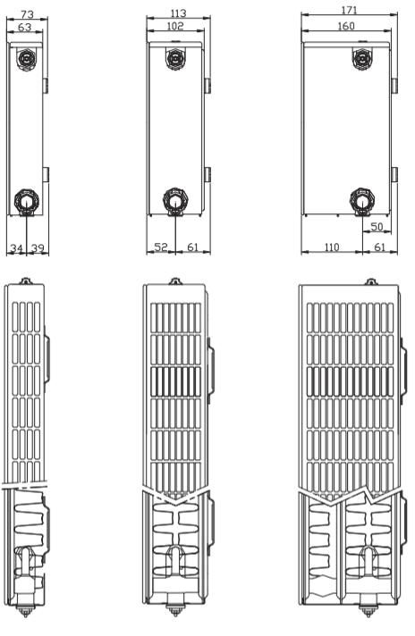GRZEJNIKI STALOWE STELRAD TYP 11 TYP22 TYP33