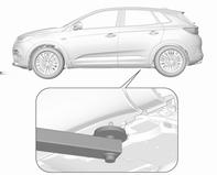 Pielęgnacja samochodu 257 Tylne ramię podnośnika należy umieścić centralnie pod odpowiednim punktem podparcia pojazdu.