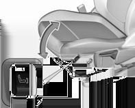 Fotele, elementy bezpieczeństwa 51 Regulacja nachylenia fotela Podparcie odcinka lędźwiowego Regulacja podparcia ud Nacisnąć
