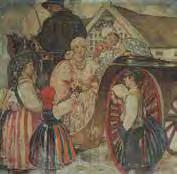 1925 1935 Oil on canvas, 180 x 355 cm Cat. 10726 24. ALLARD L OLIVIER Odjazd Panny młodej, ok.