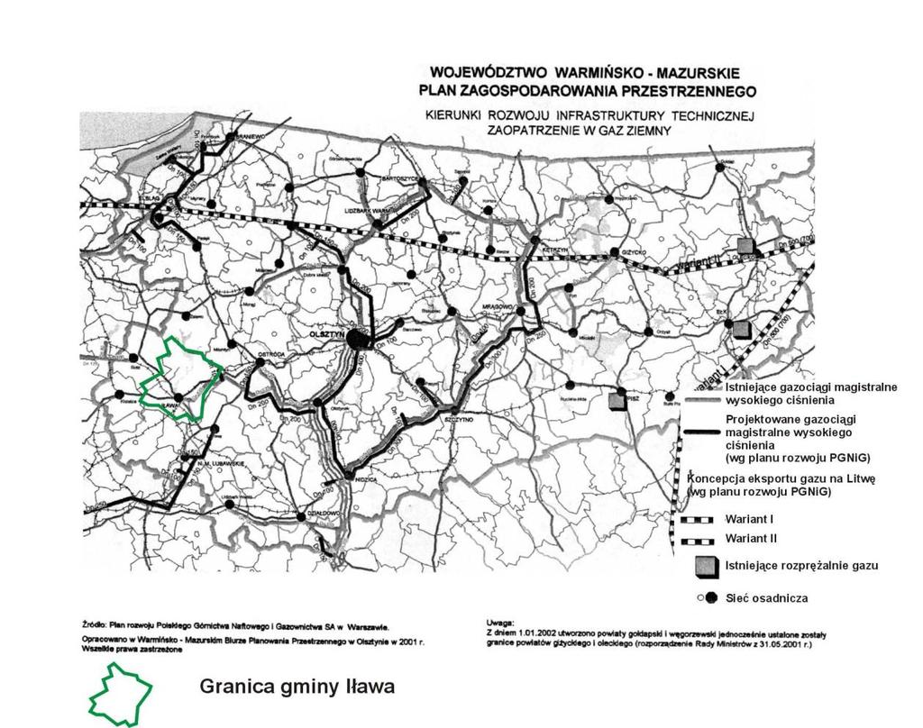 15/0,4 kv ośrodków wypoczynkowych: rejon Smolnik, okolice Makowa, Chmielówki, Sarnówka, Tynwałdu nad jez. Jeziorak oraz okolice Kaletki nad jez. Gil Wielki.