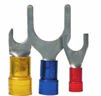Temperatura pracy: -150 +130 ºC. INSUTE TERMINS Insulated ring terminals KOI type Surface: tin-plated. Standard: IN 46237. Insulation: polycarbonate (PC). Working temperature: -150 +130 ºC.