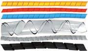 Materials: polyethylene (PE) white, black. Working temperature: -30 +70 ºC. Спиральный тросик типа WSN Кроме удержания проводов в виде бунта, он защищает перед механическим повреждением.