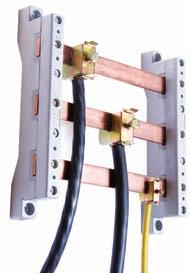 Materiał: Stal ocynkowana. Opakowanie: 1 szt. usbar clamps C type pplication: Connecting cables to busbars in V switchboards.