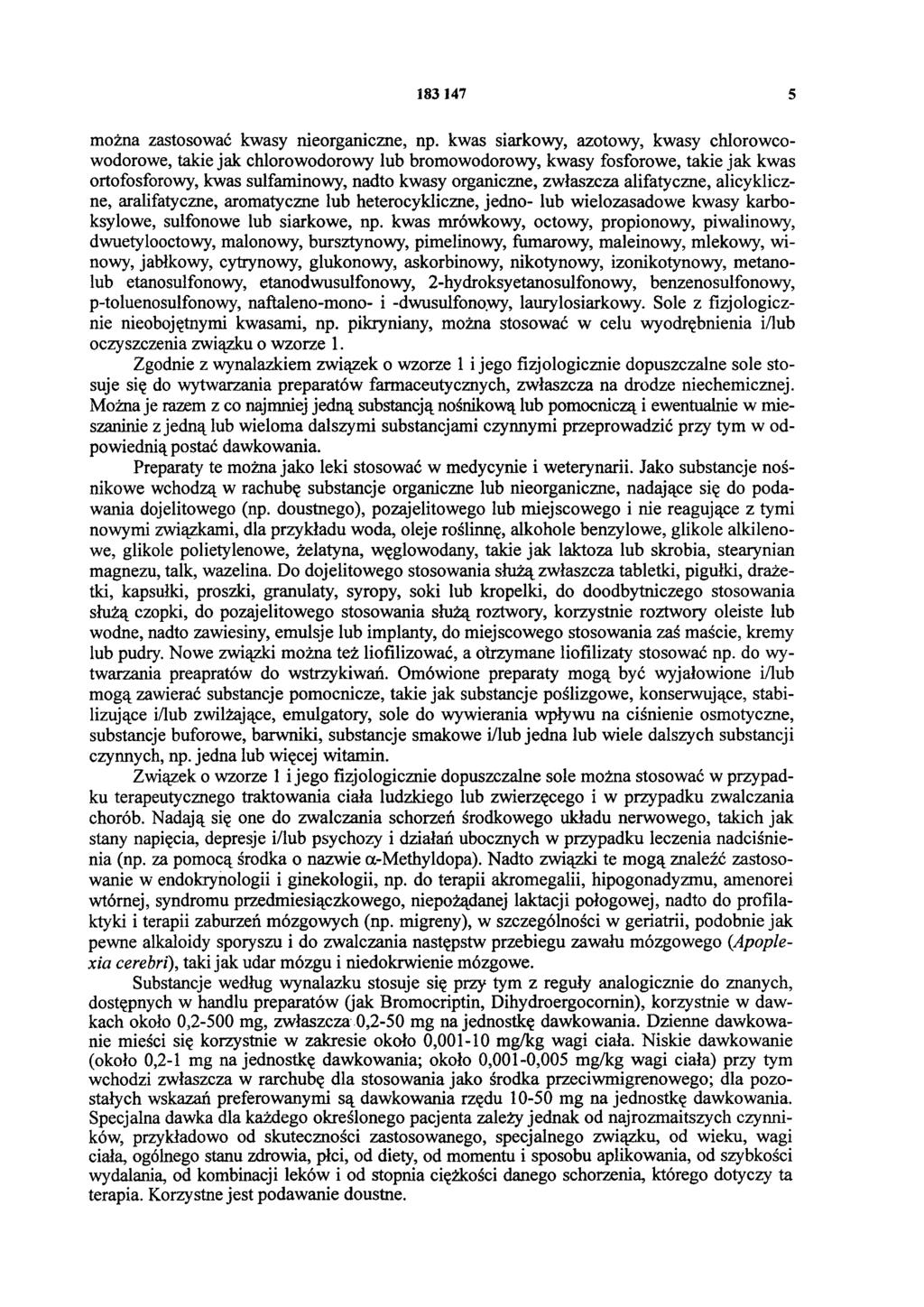 1 8 3 147 5 można zastosować kwasy nieorganiczne, np.