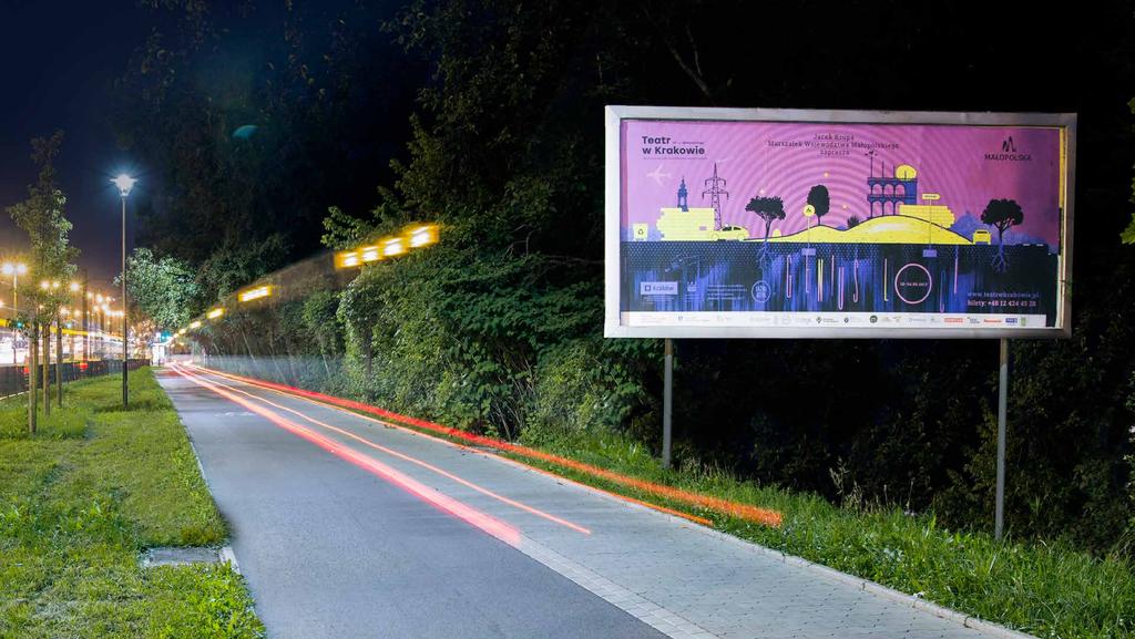 tablice billboardowe Sieć tradycyjnych tablic o pow. 12 i 18 m kw.