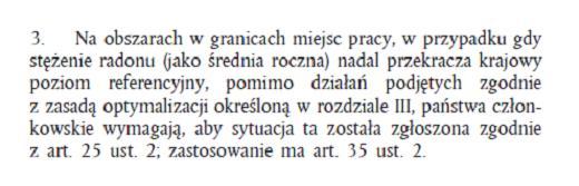 narażenia na działanie