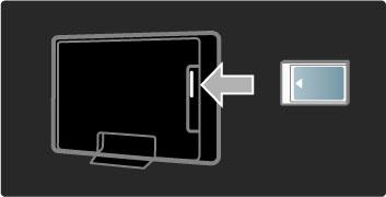5.7 Common Interface CAM CAM Zaszyfrowane kana!y telewizji cyfrowej mo"na dekodowa# za pomoc$ modu!u dost%pu warunkowego (CAM). Dostawcy us!ugi telewizji cyfrowej dostarczaj$ modu!