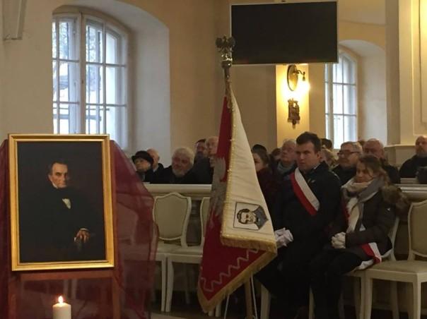GDZIE NASZ PARON, TAM I MY Delegacja Zespołu Szkół uczestniczyła we mszy św. i wysłuchała prelekcji. Dr. Hab.