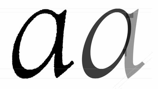BONA NOVA NULLE DIES SINE LINEA 11 Zrzut ekranowy przykładowej litery z nieudanej digitalizacji Bony w 2012 r. Bielskiego 4.
