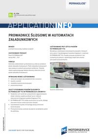 FL 1705 Prowadnice ślizgowe w automatach