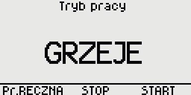 powrotu pompa c.o. załączona aktywny program czasowy c.o.- dzienna ekran trybu wejście do menu przełączanie podglądu zawór jest otwierany( -zamykany) pracy parametrów urządzeń i temperatur