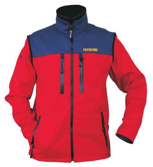 KURTKA SOFT SHELL 5125-3 CENA: 380z³ - tkanina membranowa, oddychaj¹ca- chroni przed wiatrem i lekkimi opadami.