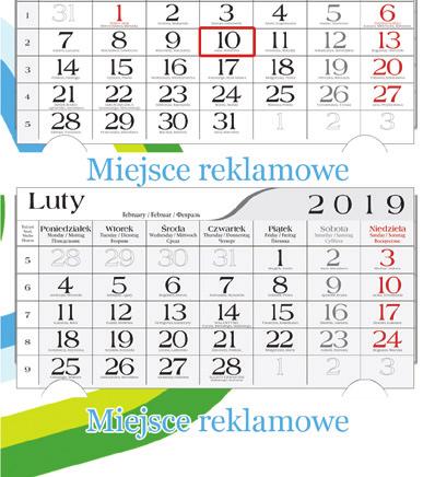 6,90 zł Projekt graficzny, transport* 295 x 705 mm 295 x 210 mm,, 295 x 495 mm, karton 300g, kolor biały 280 x 138 mm, kolorowe plecki (granatowe,